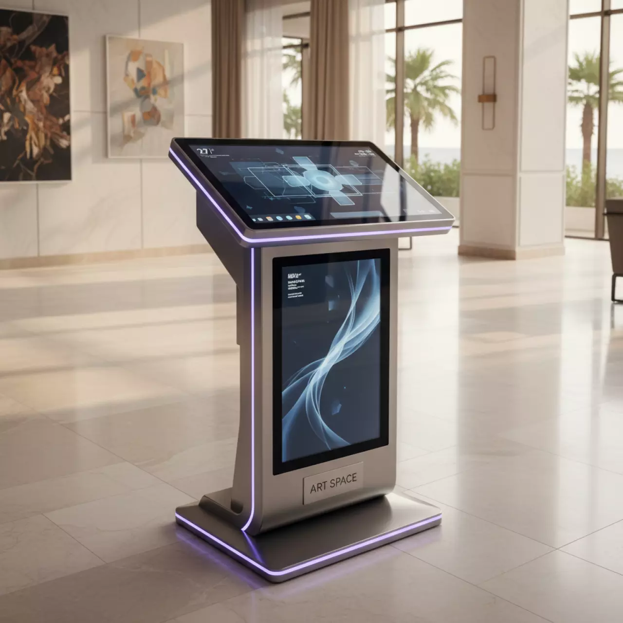 Аренда Интерактивная трибуна One Premium 27 дюймов с рекламным дисплеем в Swissôtel Resort Sochi Kamelia — ART SPACE