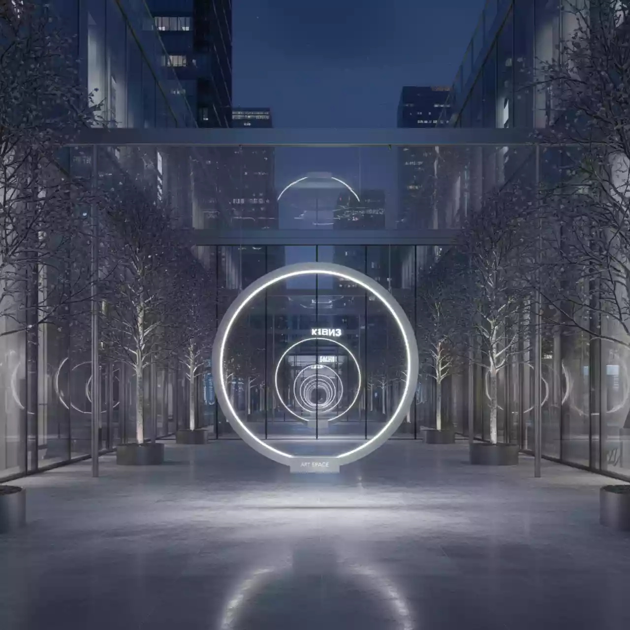 Аренда Качели LED светящиеся Ludres 12V White 360° в Stella di Mosca — ART SPACE