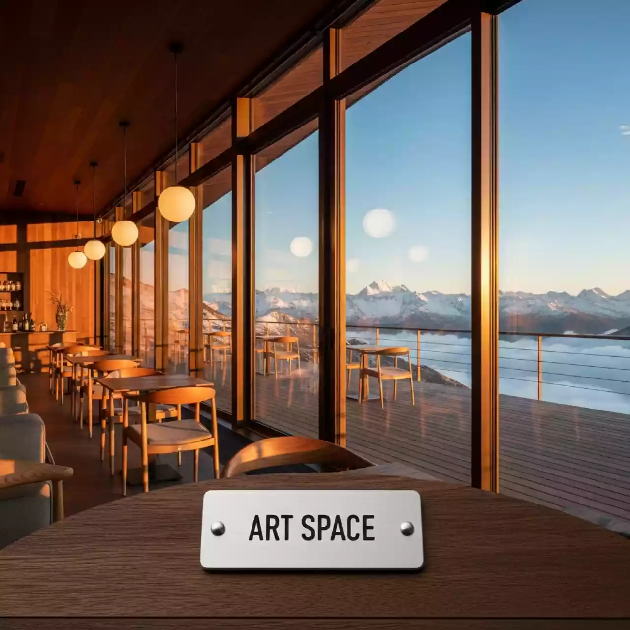 Аренда Кафе Вишневый сад на площадке Rosa Peak (2320м) — ART SPACE