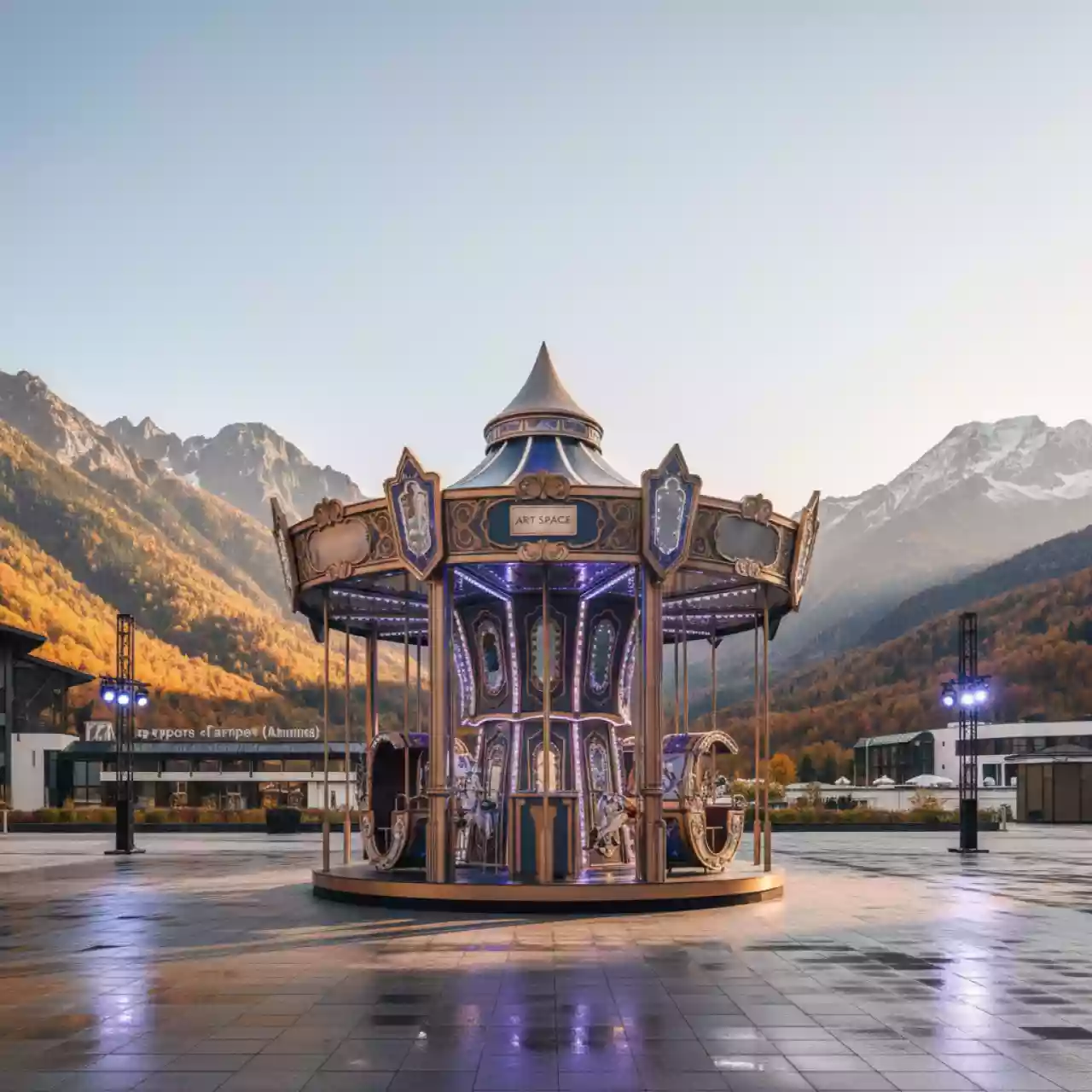 Аренда Карусель декоративная Le Parc Collection на курорте «Газпром» (Альпика) — ART SPACE