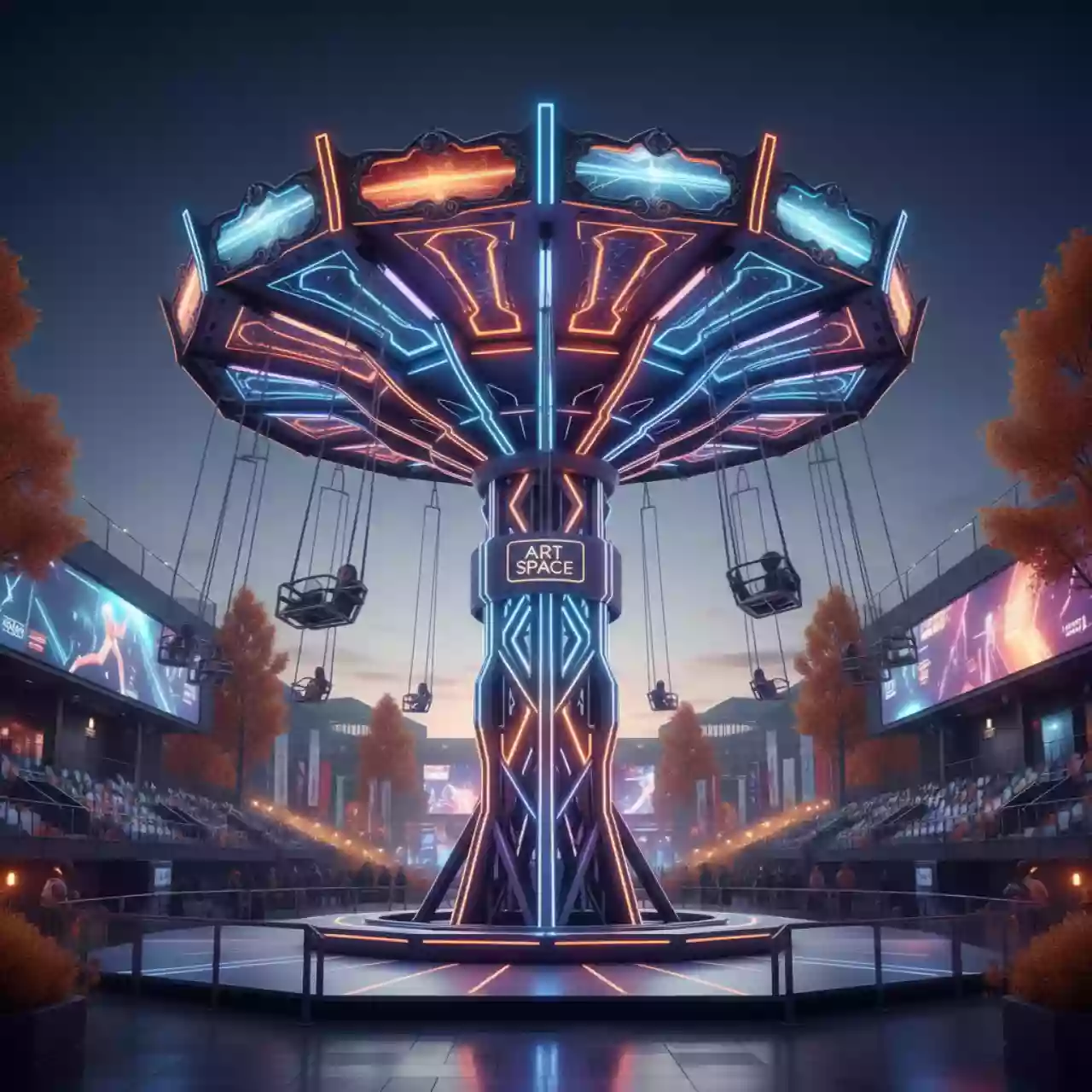 Аренда Карусель качели маховые Sochi Marriott Krasnaya Polyana — ART SPACE