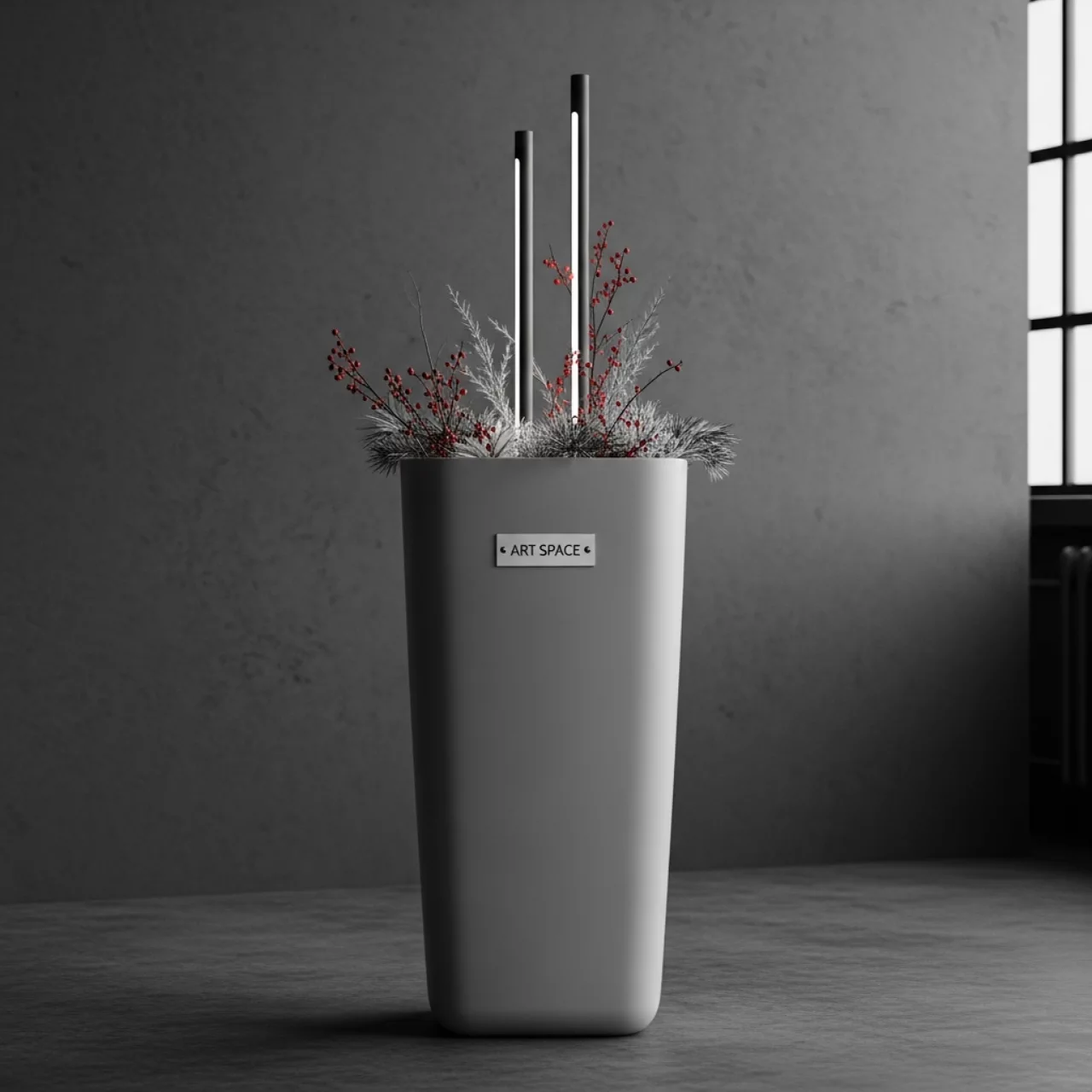Аренда Кашпо пластиковое Rebelot в лофте «Студия 21» — ART SPACE
