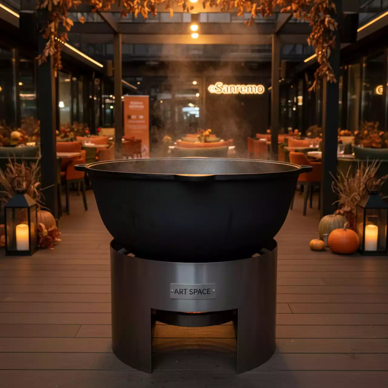 Аренда Казан большой 120 л в ресторане «Sanremo» — ART SPACE
