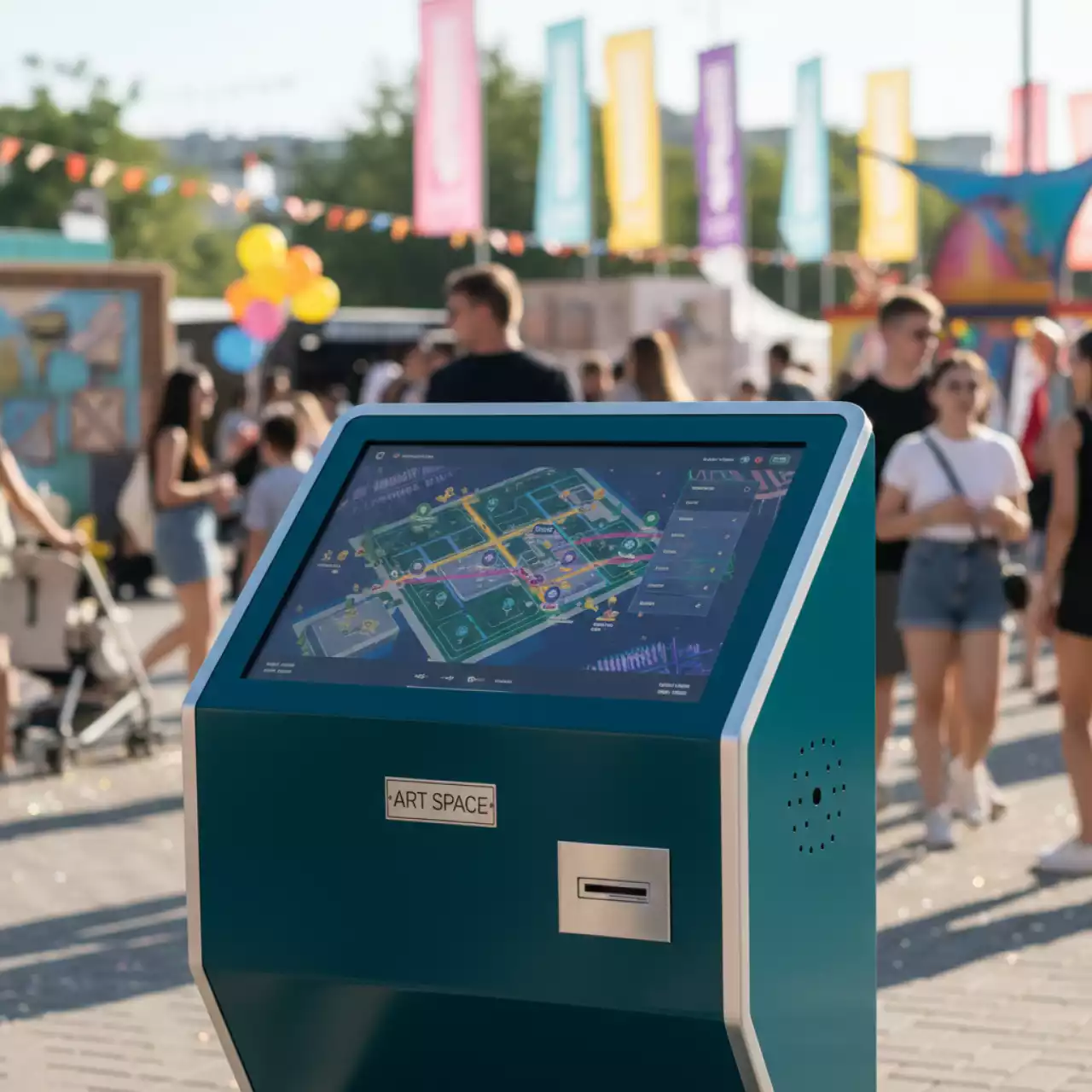 Аренда Киоск сенсорный Олимп в City Park Hotel Sochi — ART SPACE