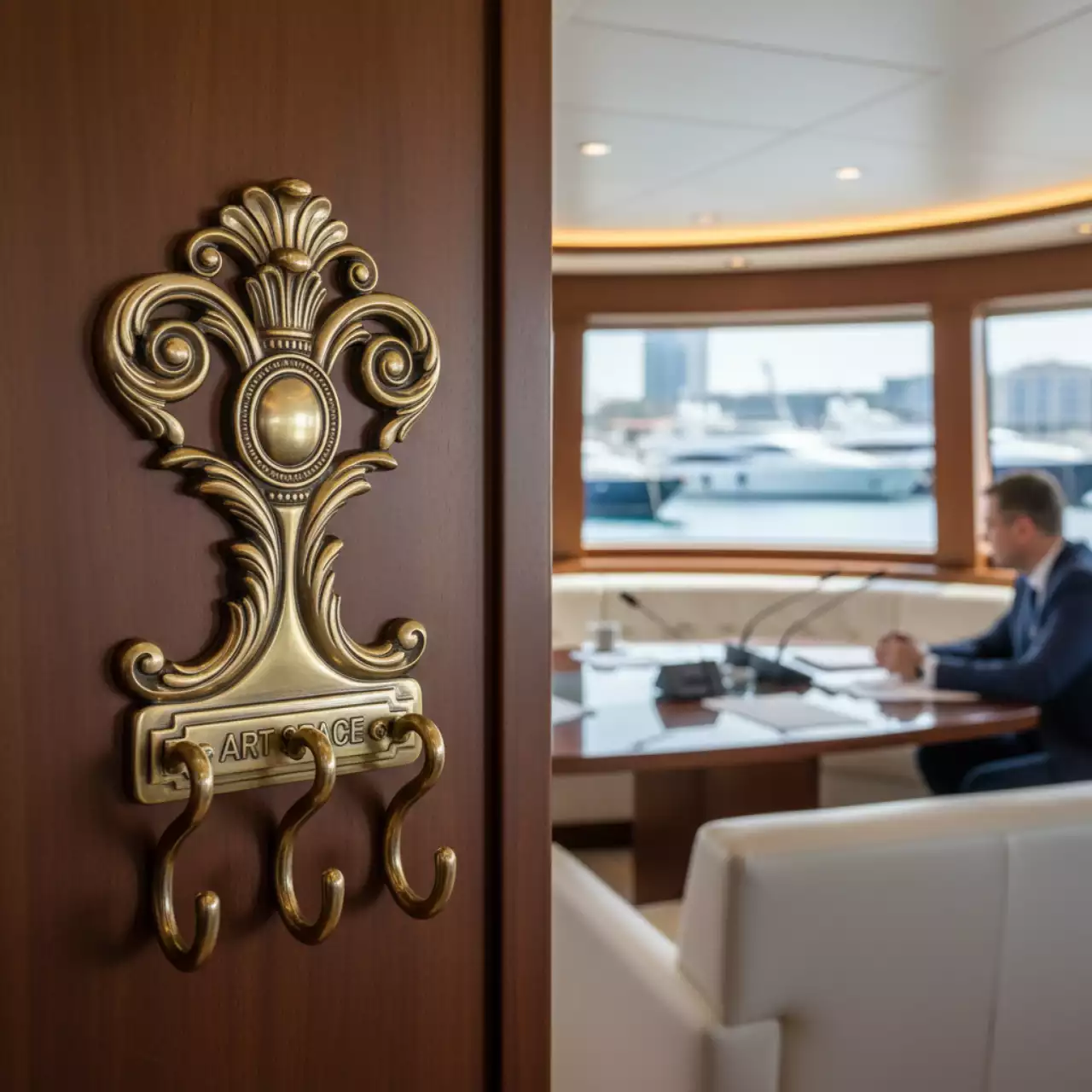 Аренда Ключницы настенные металлические на VIP-яхте (Имеретинский порт) — ART SPACE