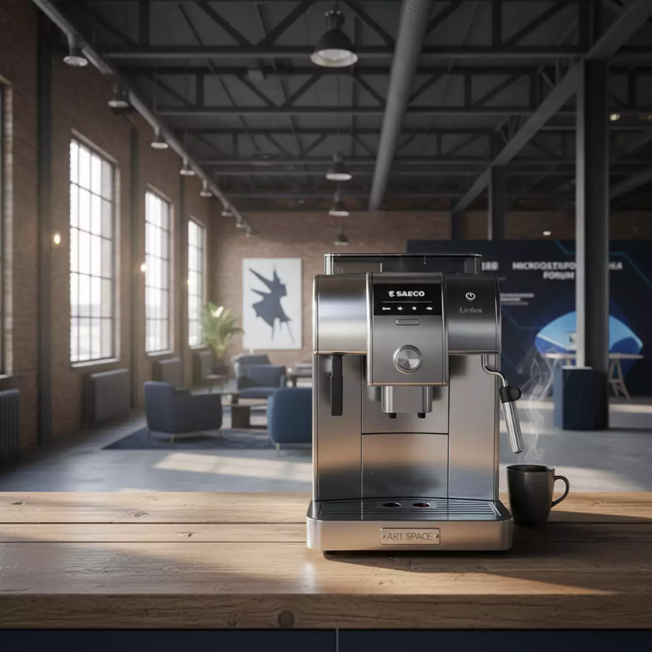 Аренда Кофемашина Saeco Lirika Plus Silver на Имеретинской набережной — ART SPACE