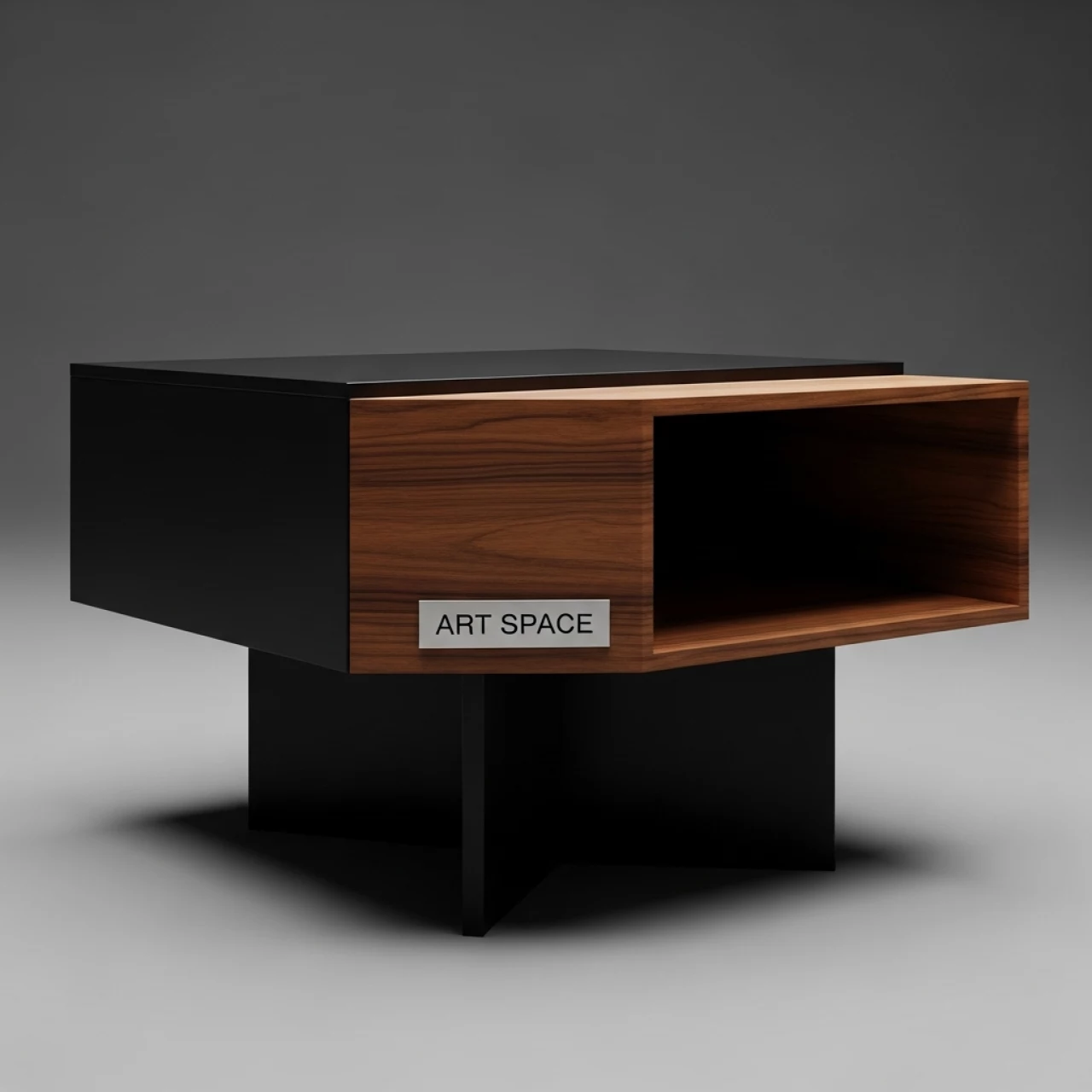 Аренда Кофейный столик When черный коричневый на парусной регате (Сочи) — ART SPACE