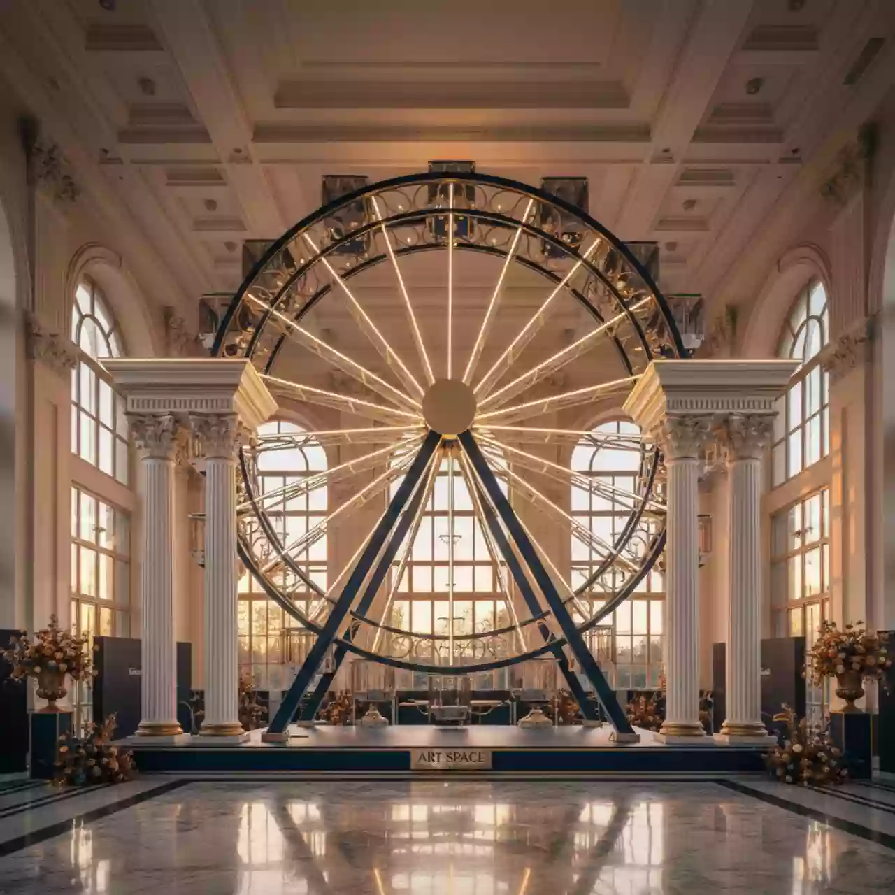 Аренда Колесо обозрения в зале «Чайка» (Морпорт) — ART SPACE