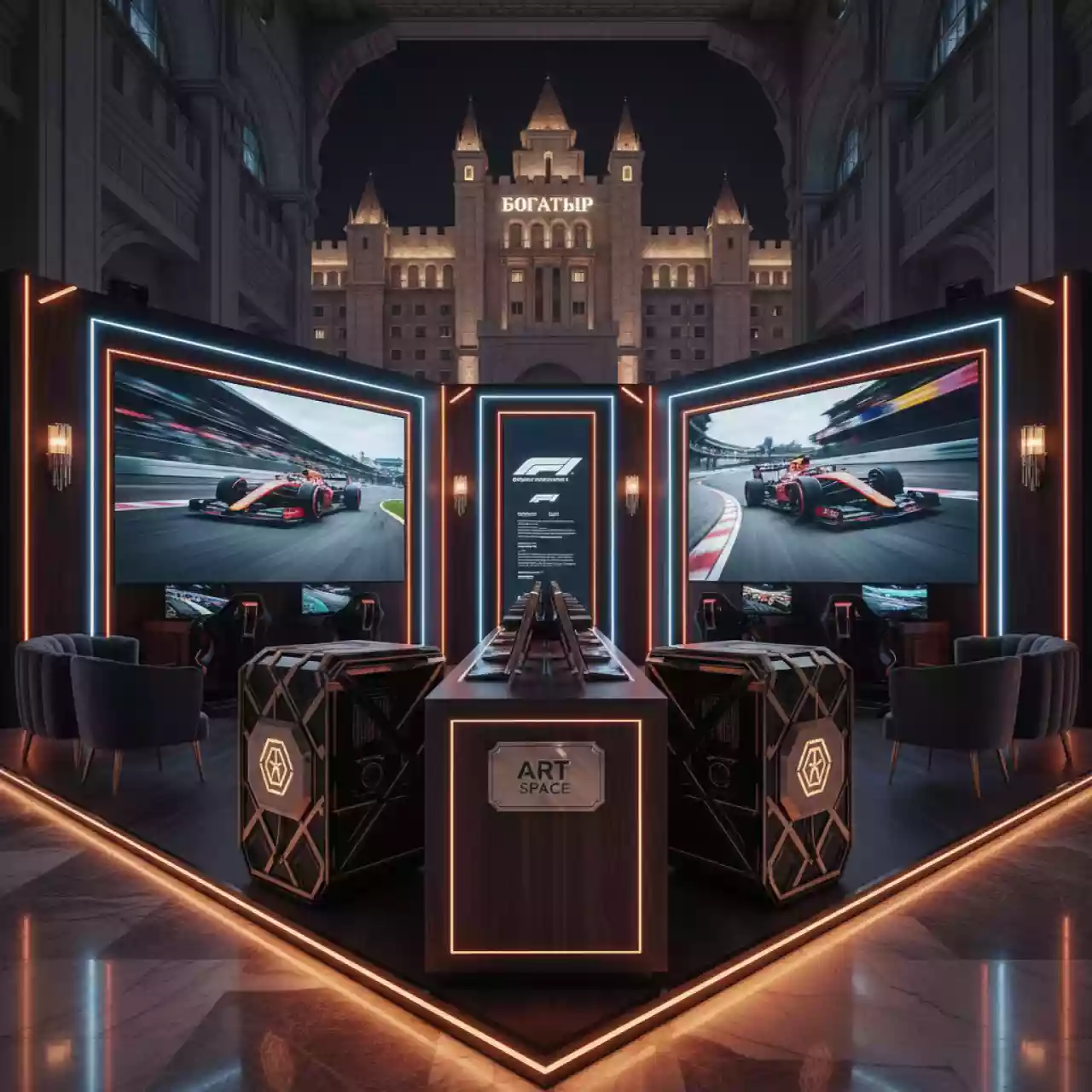 Аренда Компьютерная выставка в отеле «Богатырь» — ART SPACE