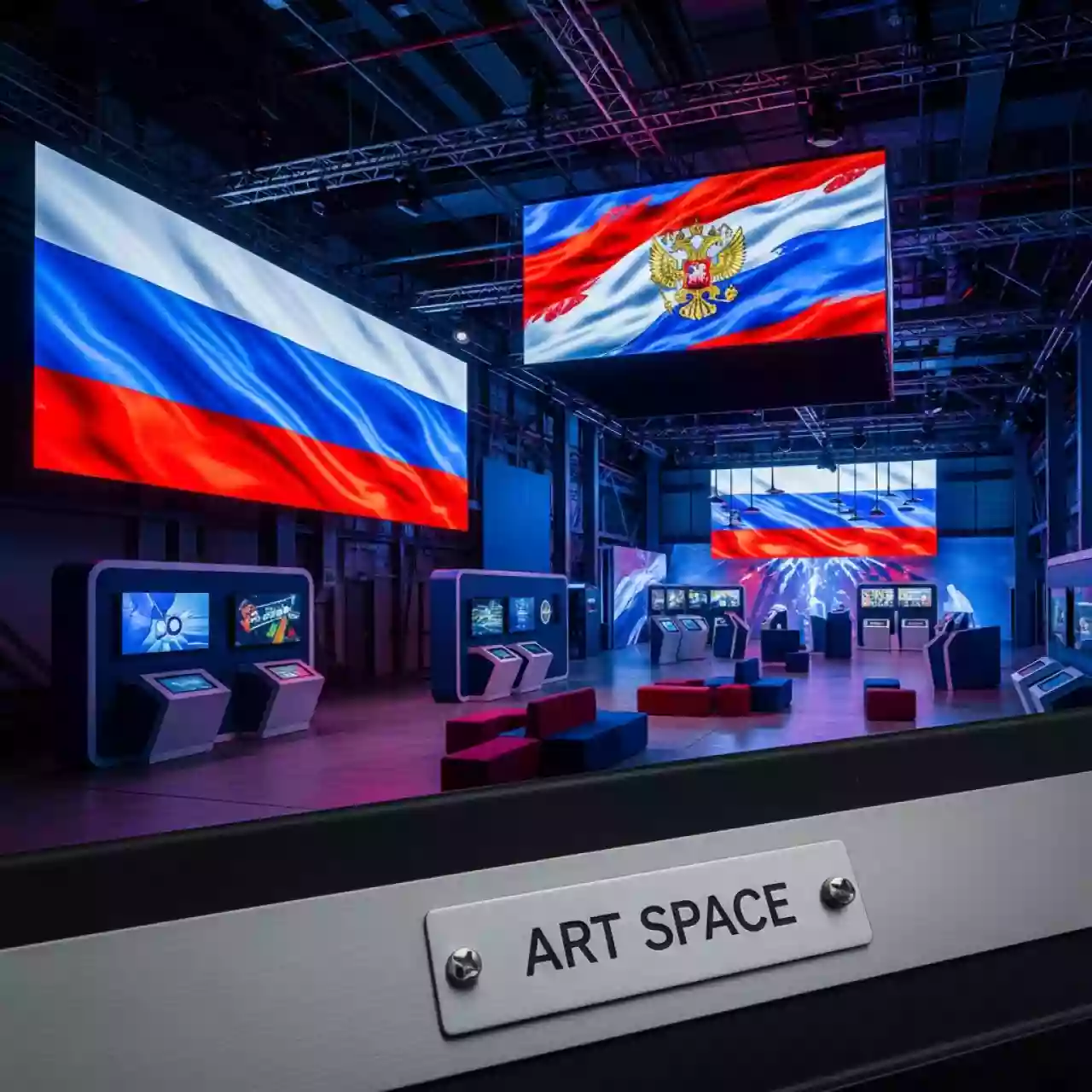 Аренда Комплекс гражданско патриотического воспитания интерактивный AVKompleks Кремль в Сириус Арене — ART SPACE