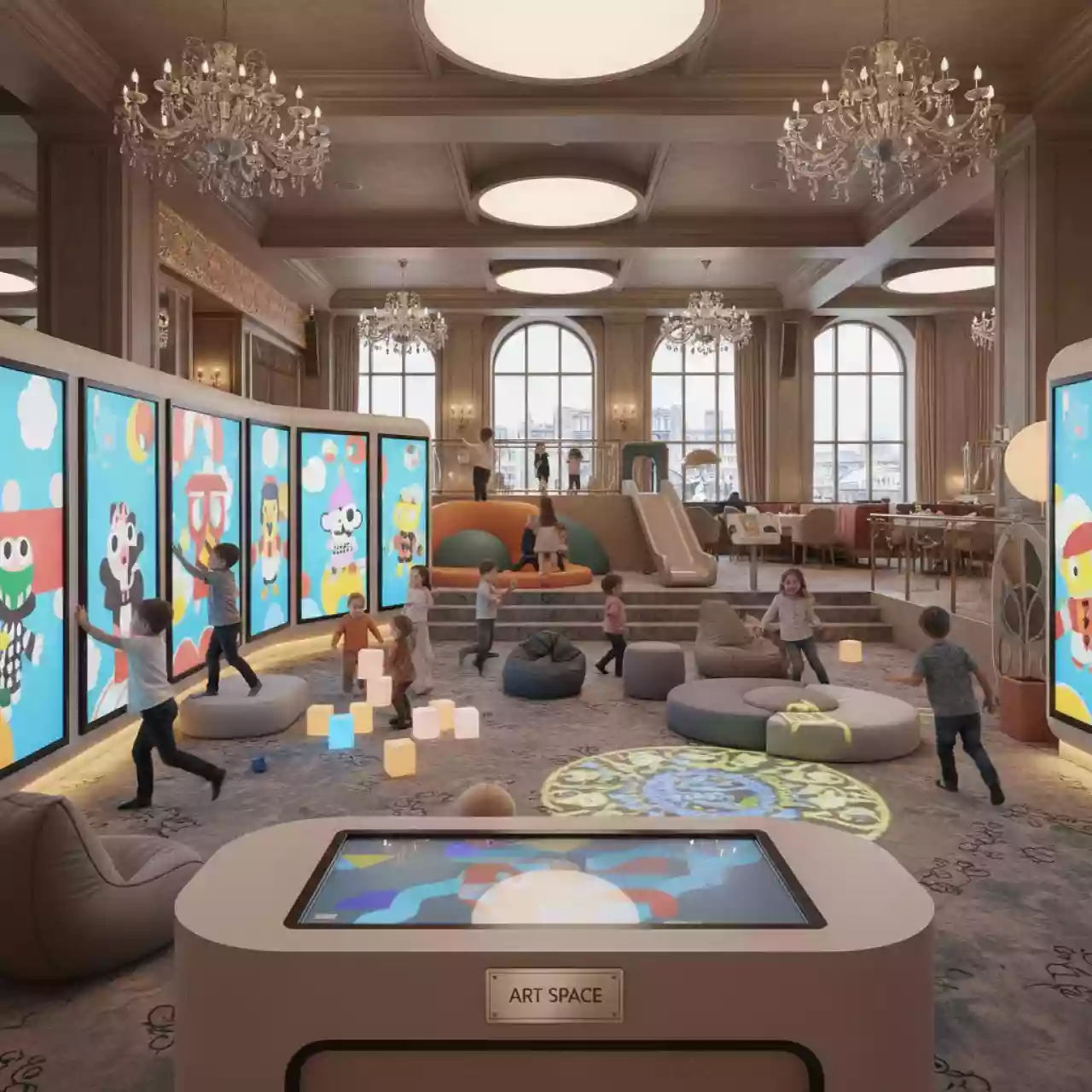 Аренда Комплекс логопедический интерактивный "Кисельковое царство" 43" в ресторане «D.O.M» — ART SPACE