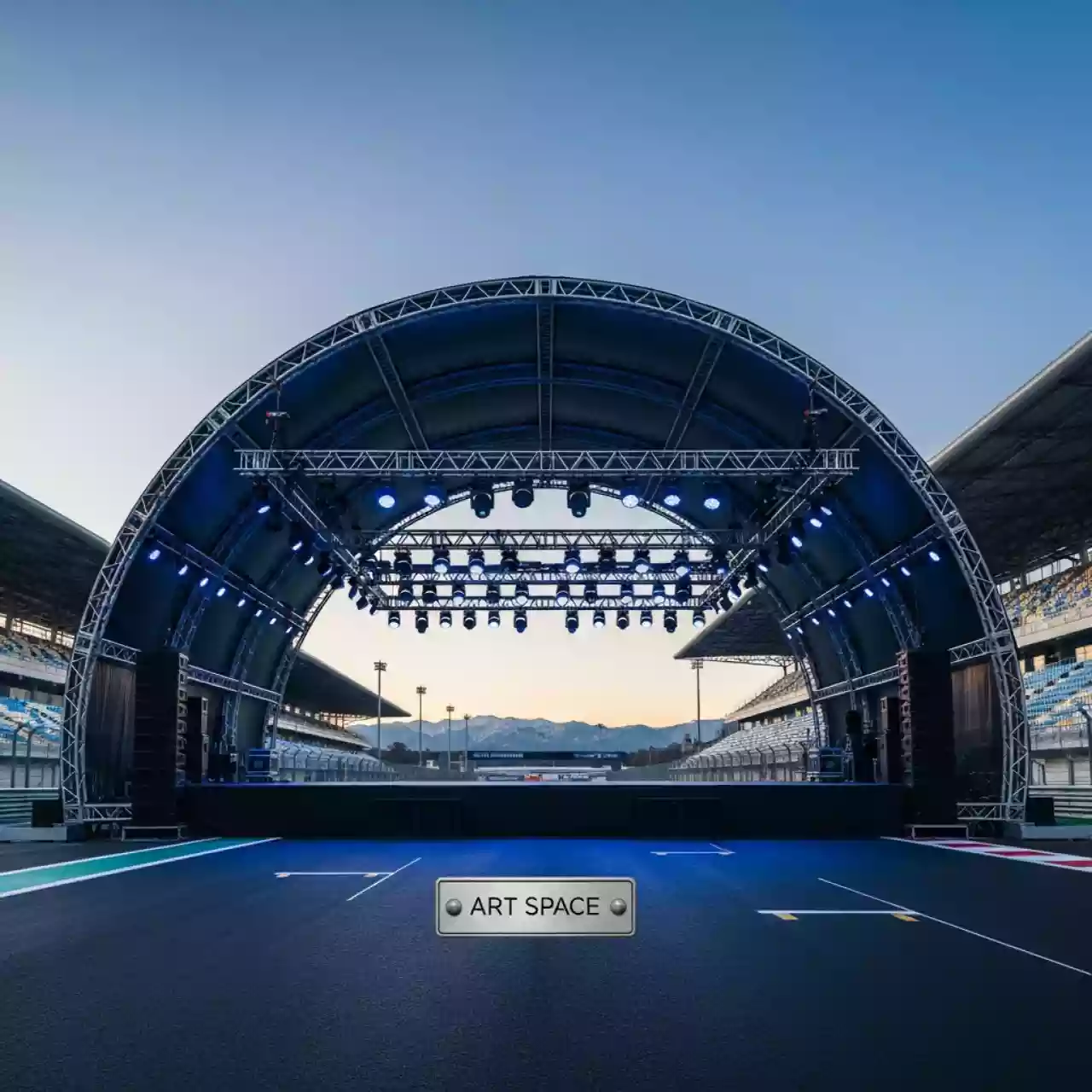 Аренда Комплексы сценические арочные на Сочи Автодроме — ART SPACE