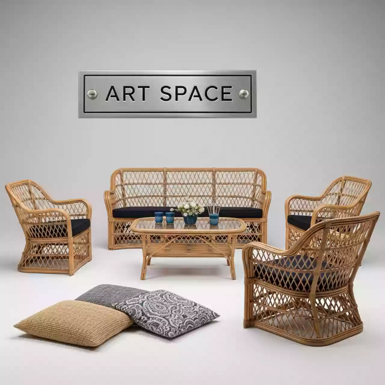 Аренда Комплект мебели плетеной Toscana в Grand Karat Sochi — ART SPACE