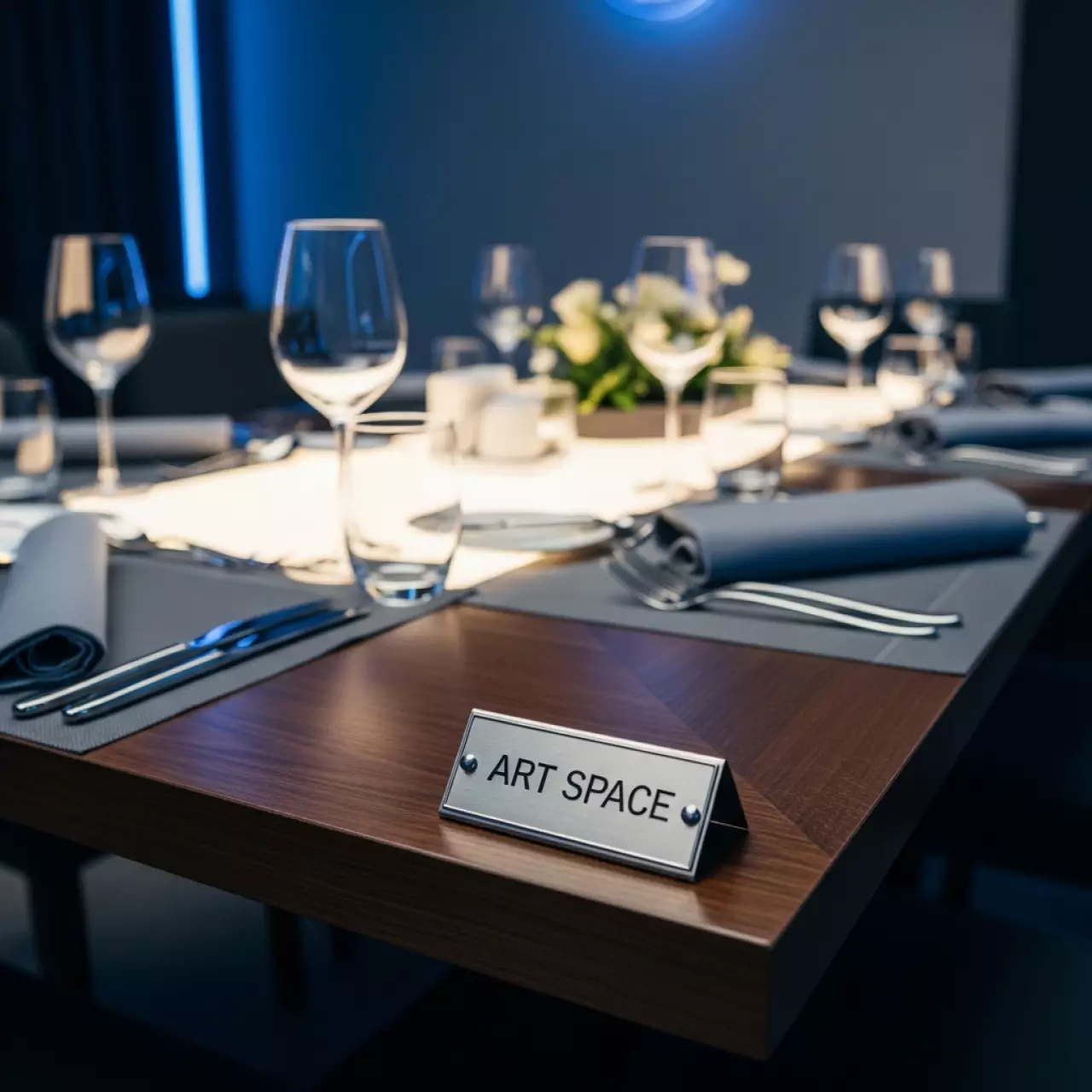 Аренда Комплект серый куверт и салфетка в Pullman Sochi Centre — ART SPACE