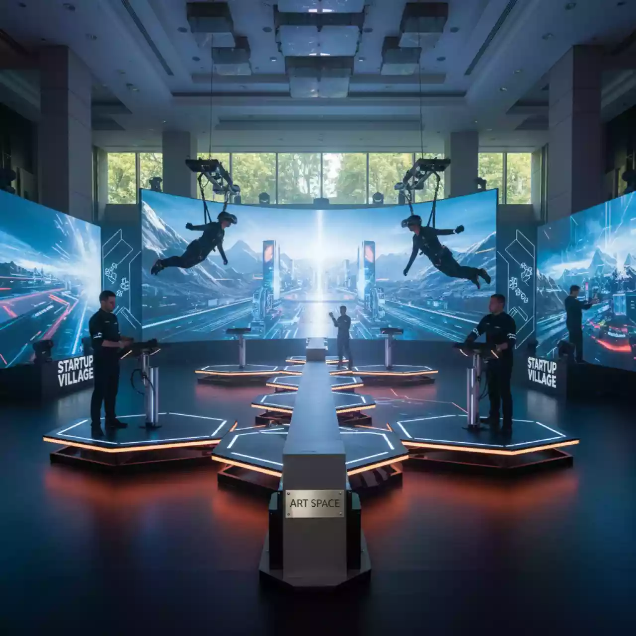 Аренда Комплект трассы для полетов BASE в City Park Hotel Sochi — ART SPACE