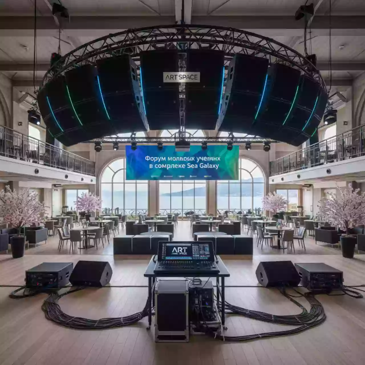 Аренда Комплект звука 30 кВт райдерный уровень в комплексе Sea Galaxy — ART SPACE