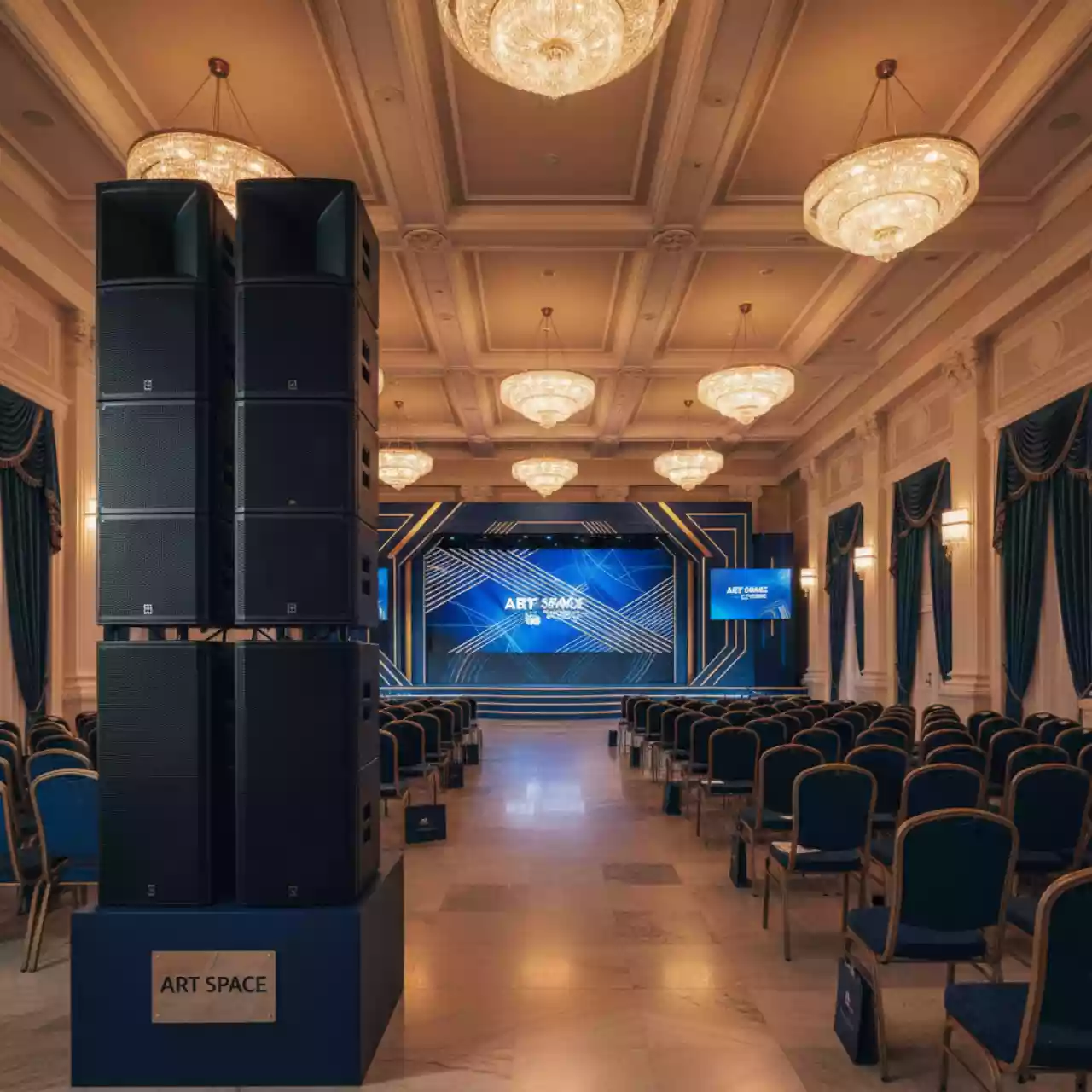 Аренда Комплект звука 30 кВт в Керлинговом центре «Ледяной куб» — ART SPACE