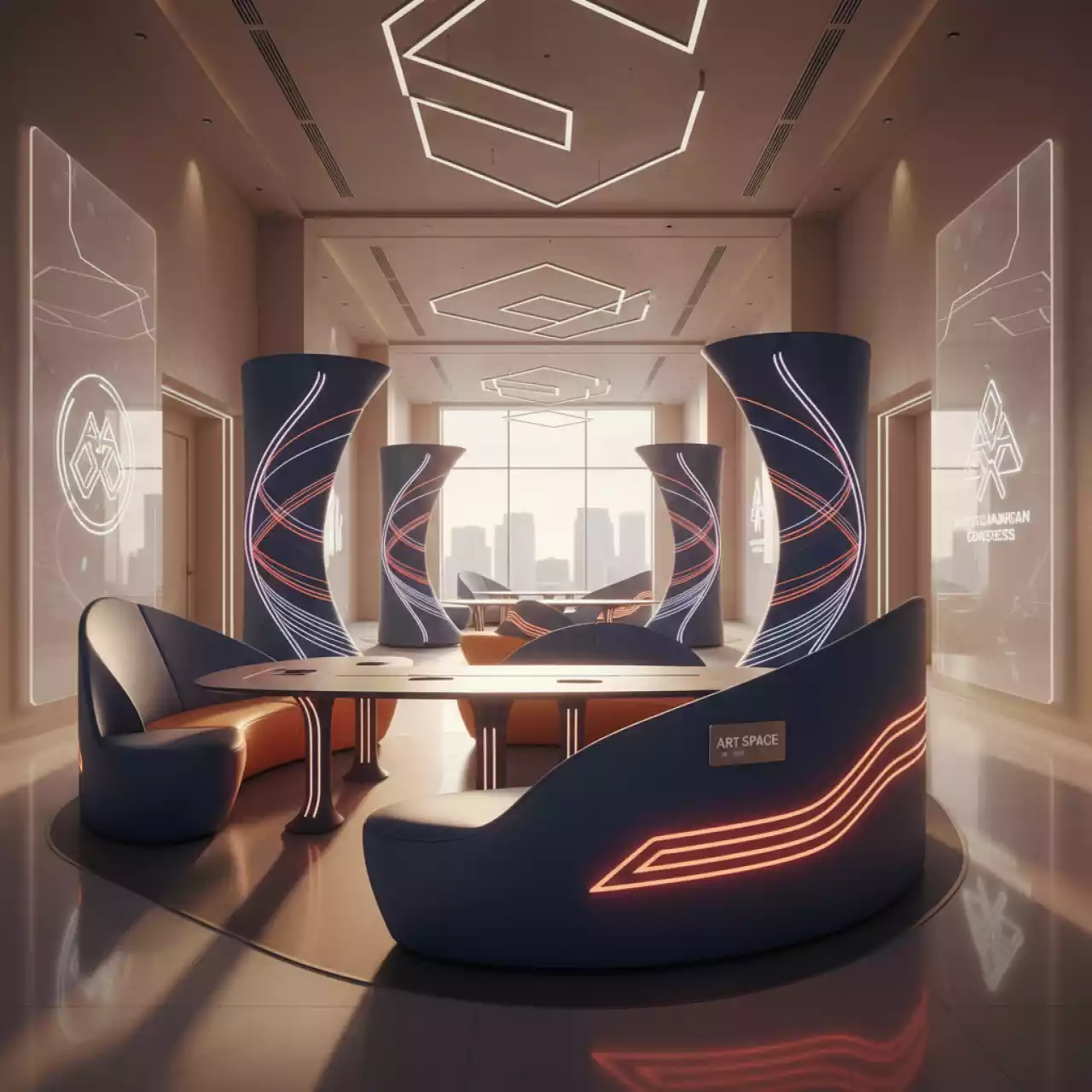 Аренда Комплекта мебели пластиковой Sky Air XL 105 в ресторане «Магеллан» — ART SPACE