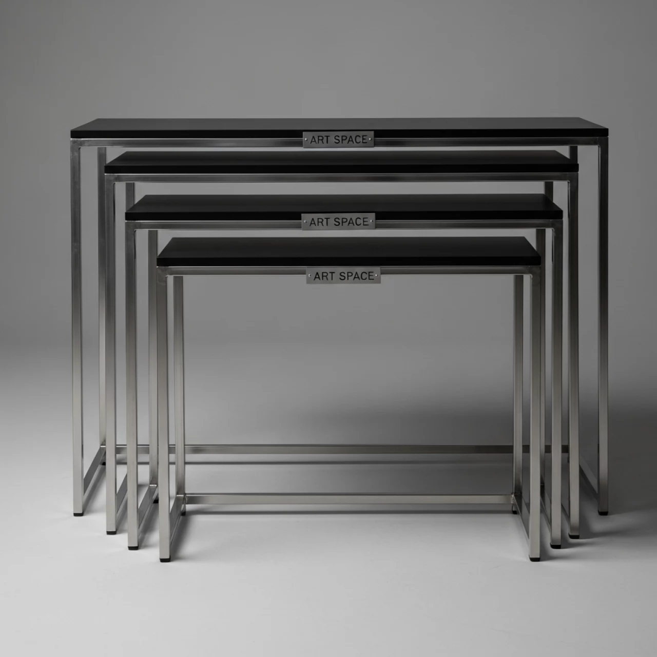 Аренда Консоль Set 3 Silver Black серебристая в отеле «Звездный» — ART SPACE