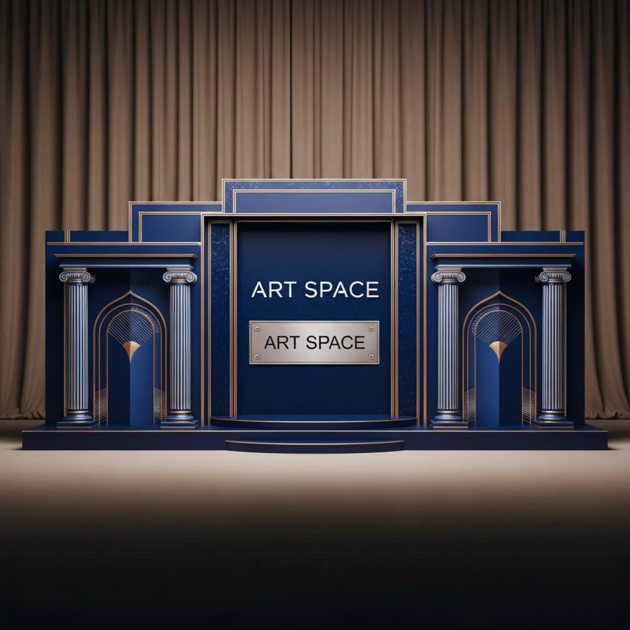 Аренда Конструкция под баннер для конференций в Зимнем театре — ART SPACE