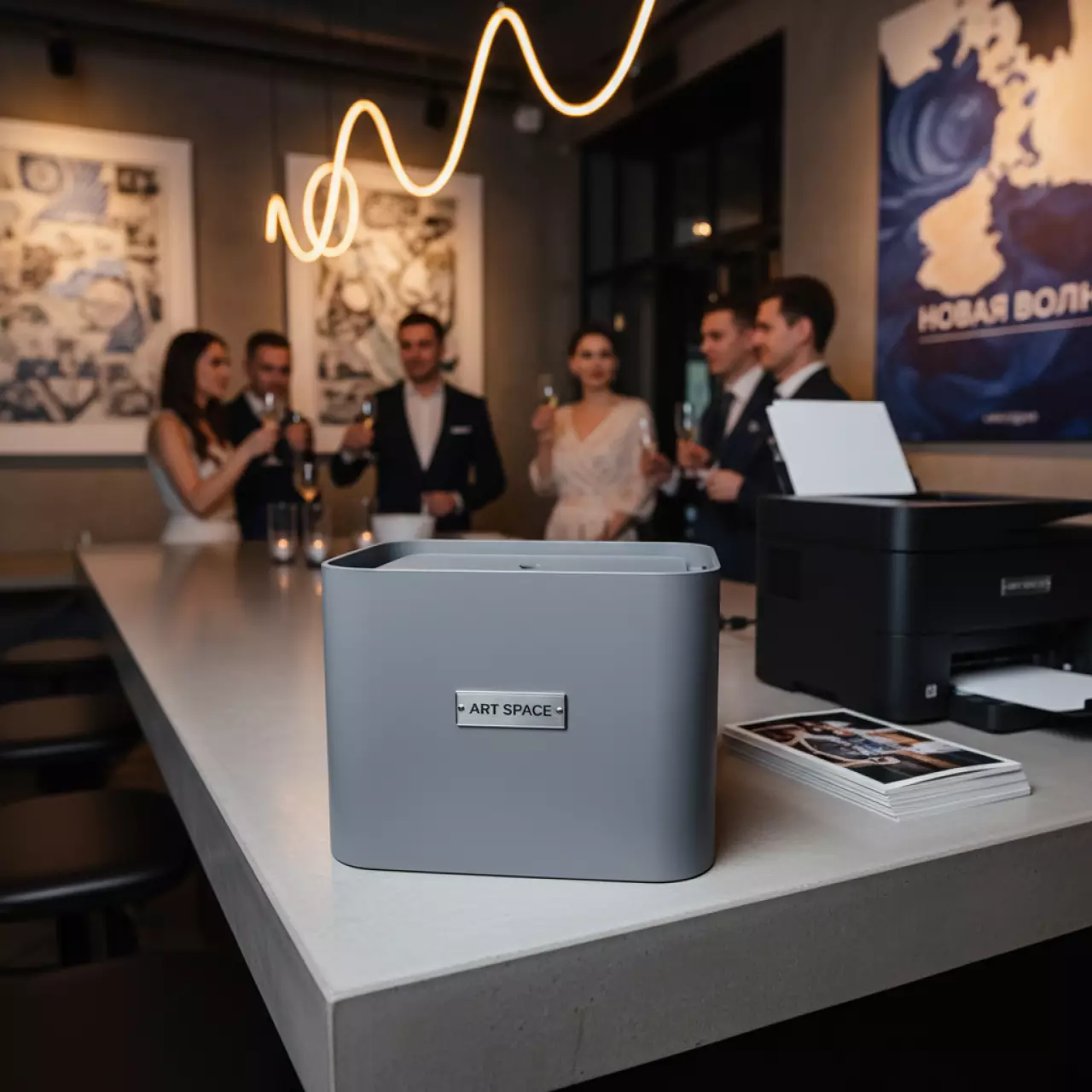 Аренда Контейнера со светло серыми чернилами Epson T7609 для SC P600 в ресторане «Магадан» — ART SPACE