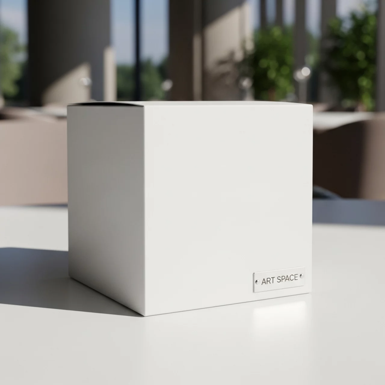Аренда Коробка для кружек белая