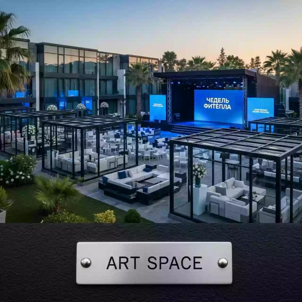 Аренда Корпоратив летний на природе в Rodina Grand Hotel & SPA — ART SPACE