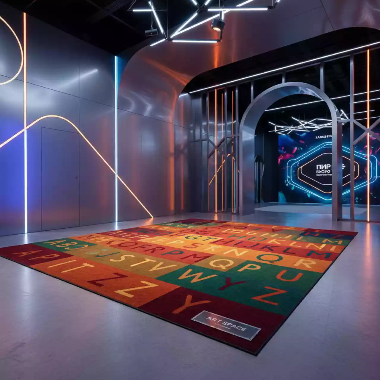 Аренда Ковер детский Алфавит в Panorama by Mercure — ART SPACE