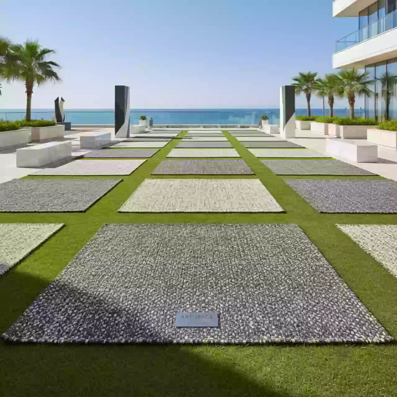 Аренда Коврик для пикника Green Glade Р9012 2х2 м в Маринс Парк Отеле — ART SPACE