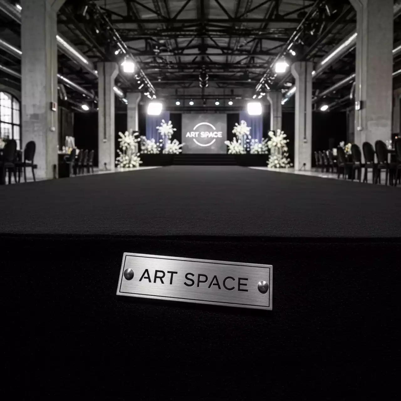 Аренда Ковровое покрытие ковролин черное 100 м² в Green Flow Hotel — ART SPACE