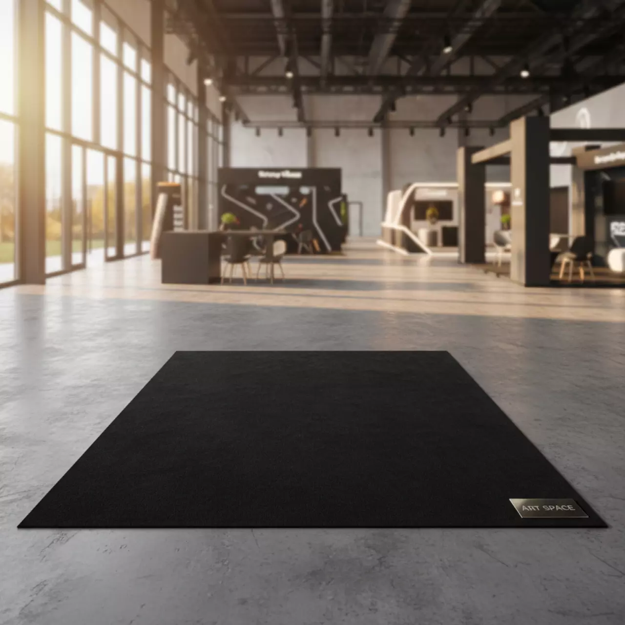 Аренда Ковровое покрытие ковролин черное 10 м² в Сириус Арене — ART SPACE