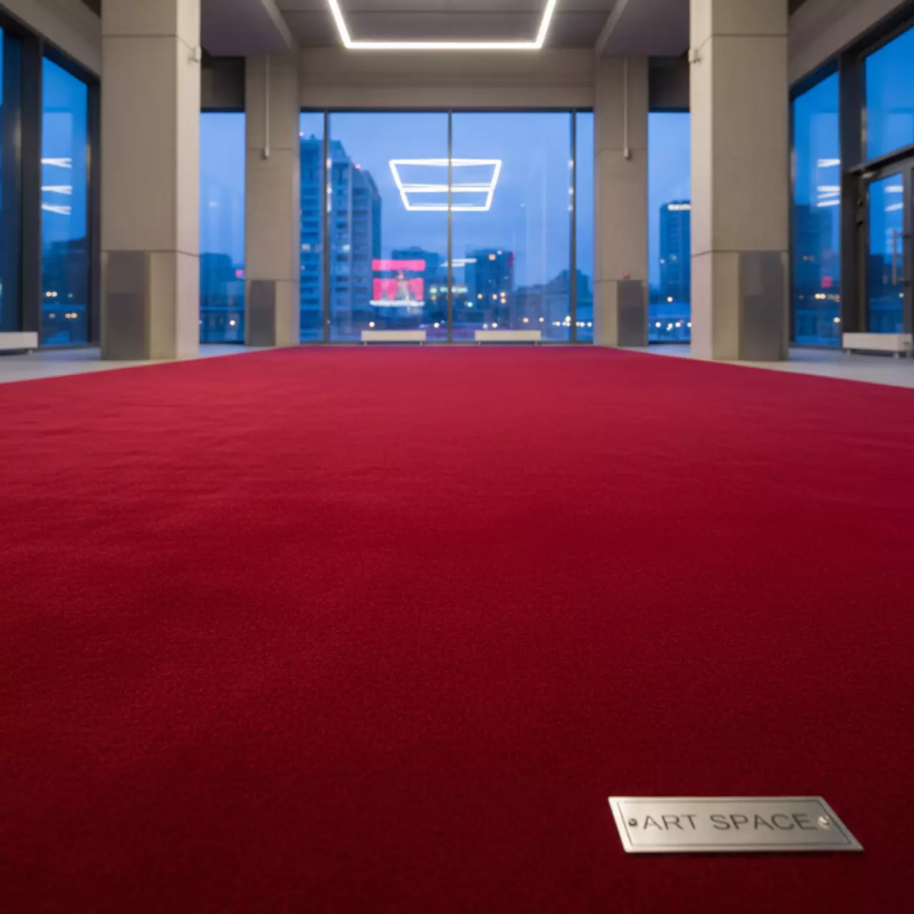 Аренда Ковровое покрытие ковролин красное 100 м² в ресторане «Паруса» — ART SPACE