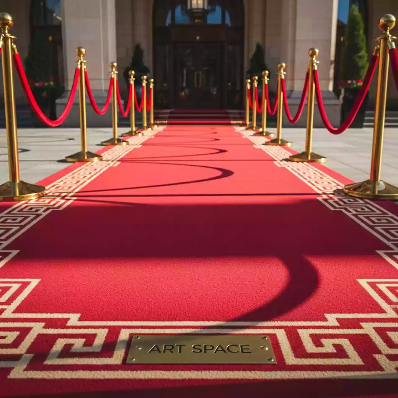Аренда Красная дорожка ковролин входная группа в отеле «Богатырь» — ART SPACE