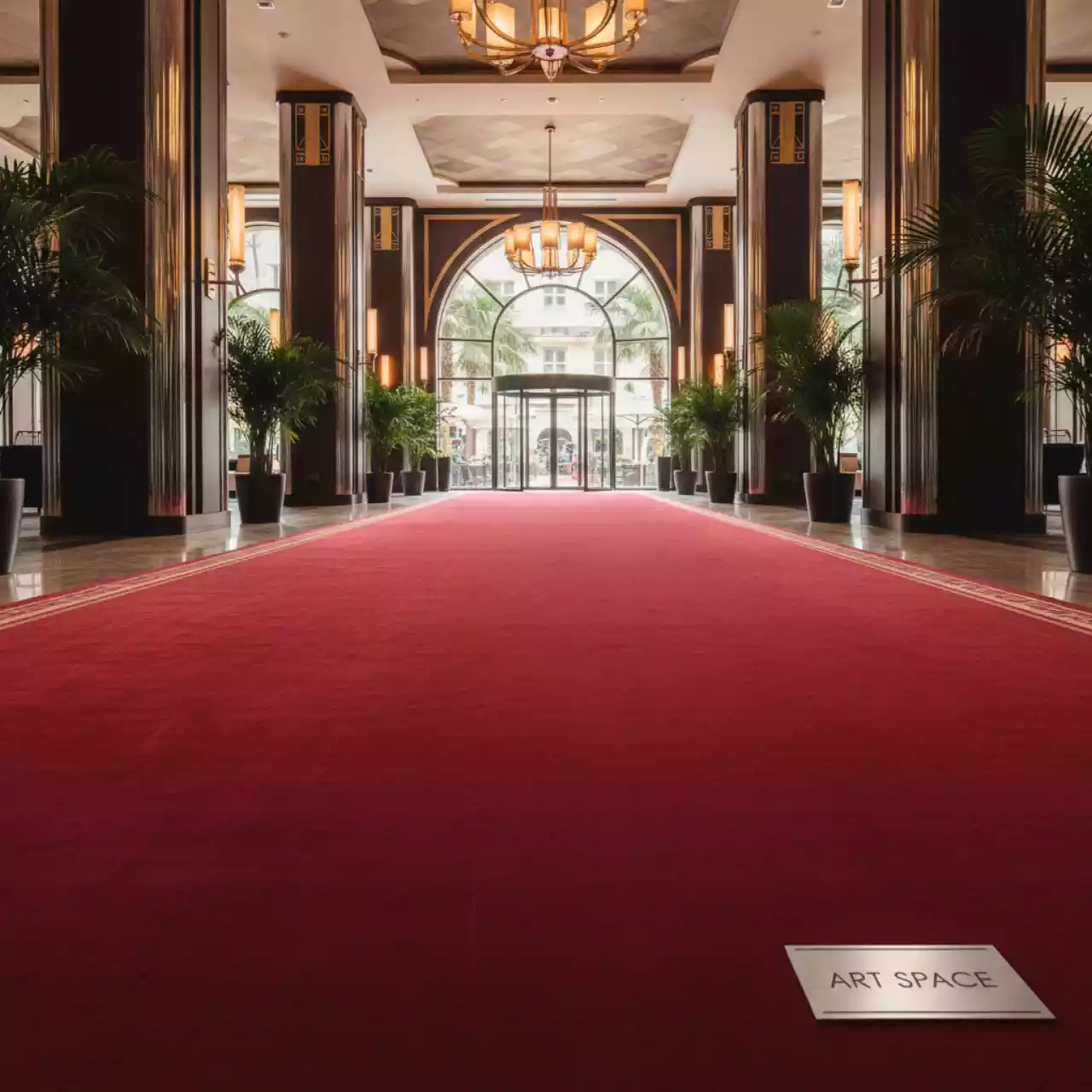 Аренда Красная ковровая дорожка 20 м² в Courtyard by Marriott Sochi — ART SPACE