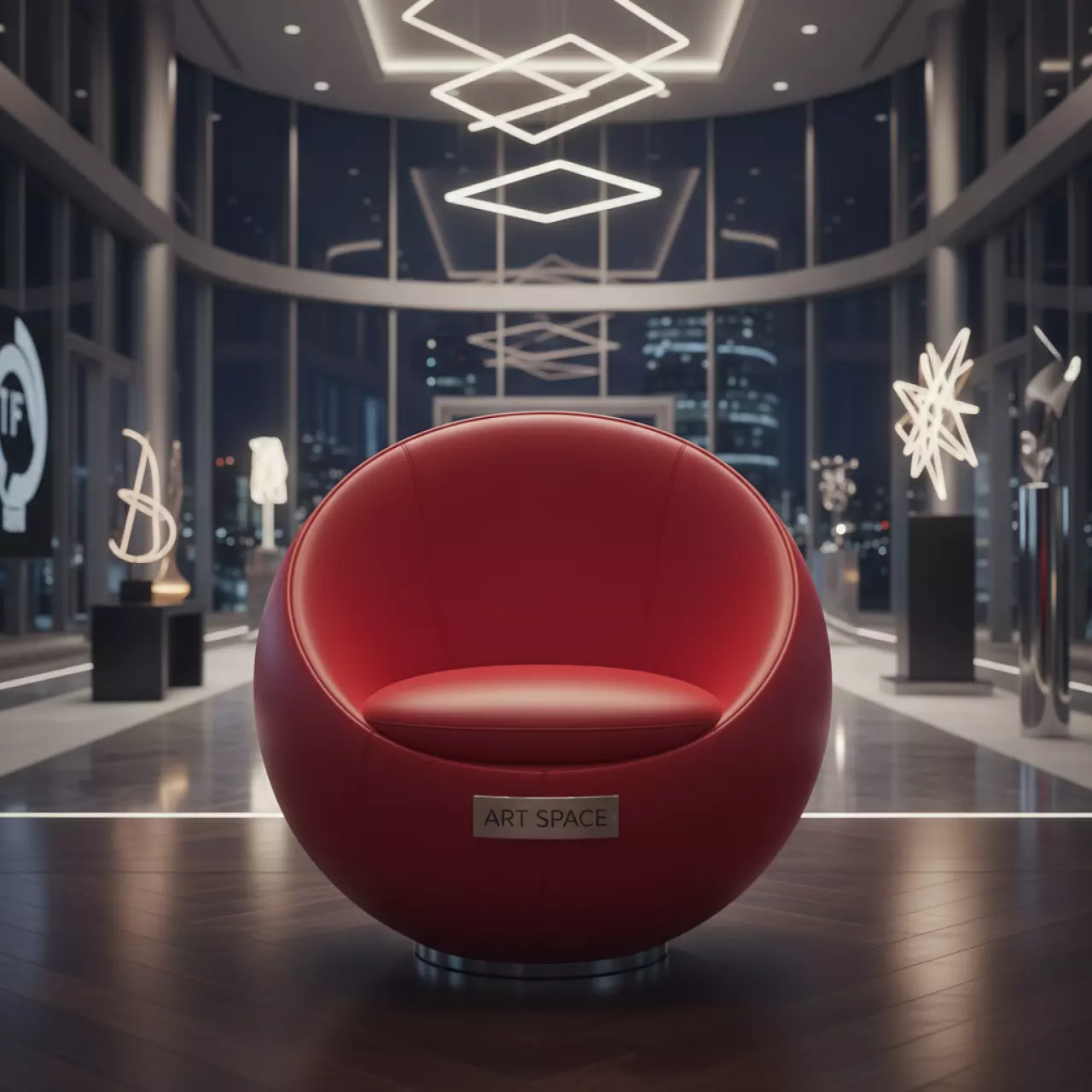 Аренда Кресло букле красное Кэнди в Pullman Sochi Centre — ART SPACE