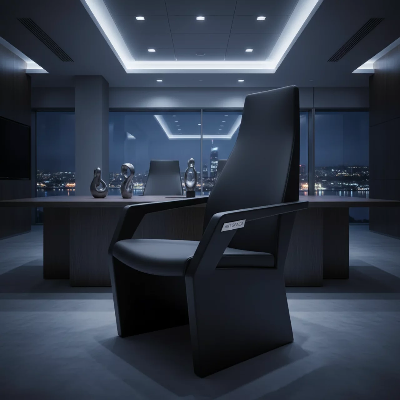 Аренда Кресло черное Ургант в Radisson Blu Resort & Congress Centre — ART SPACE