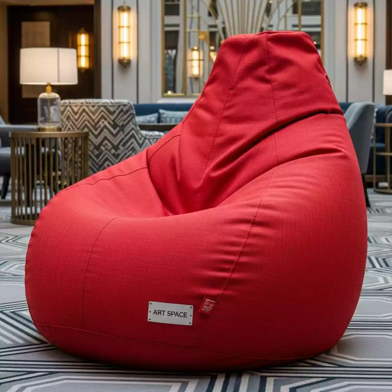 Аренда Кресло мешок Bean bag opti красное