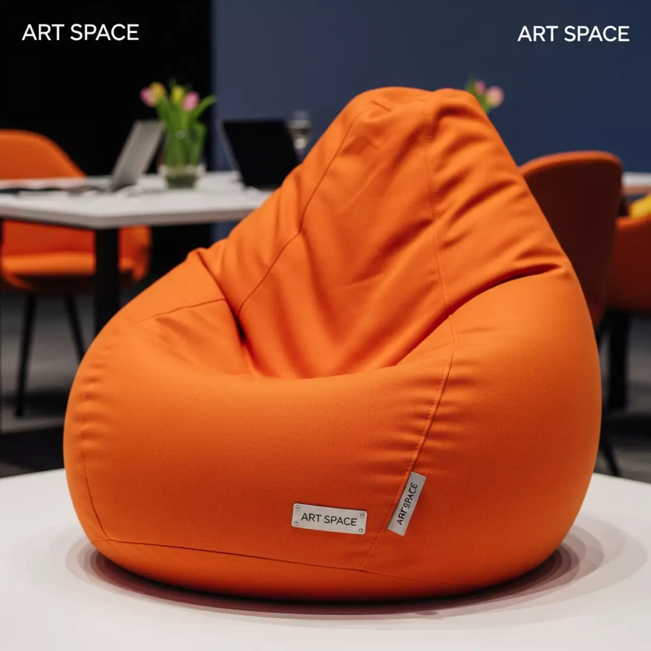 Аренда Кресло мешок Bean bag opti оранжевое на теплоходе «Дагомыс»