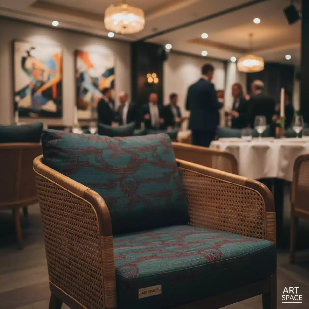 Аренда Кресло плетеное мягкое Cuba в ресторане «D.O.M» — ART SPACE