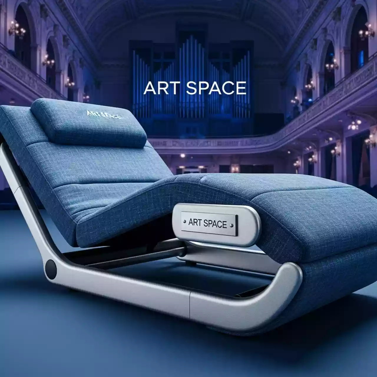 Аренда Кресло шезлонг текстиленовое складное Taylor в Зале органной и камерной музыки — ART SPACE