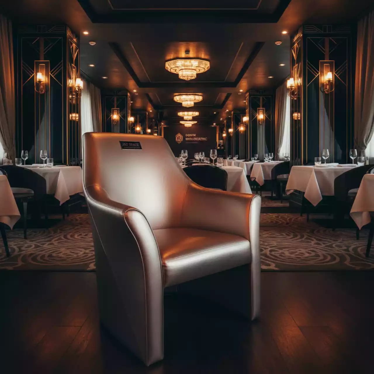 Аренда Кресло silver red Andrian в ресторане «Магеллан» — ART SPACE