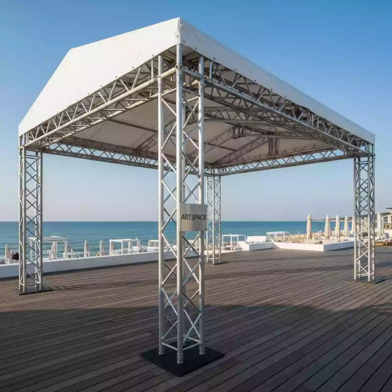Аренда Крыша двускатная элеваторная 12х10 м на пляжных клубах Хосты — ART SPACE
