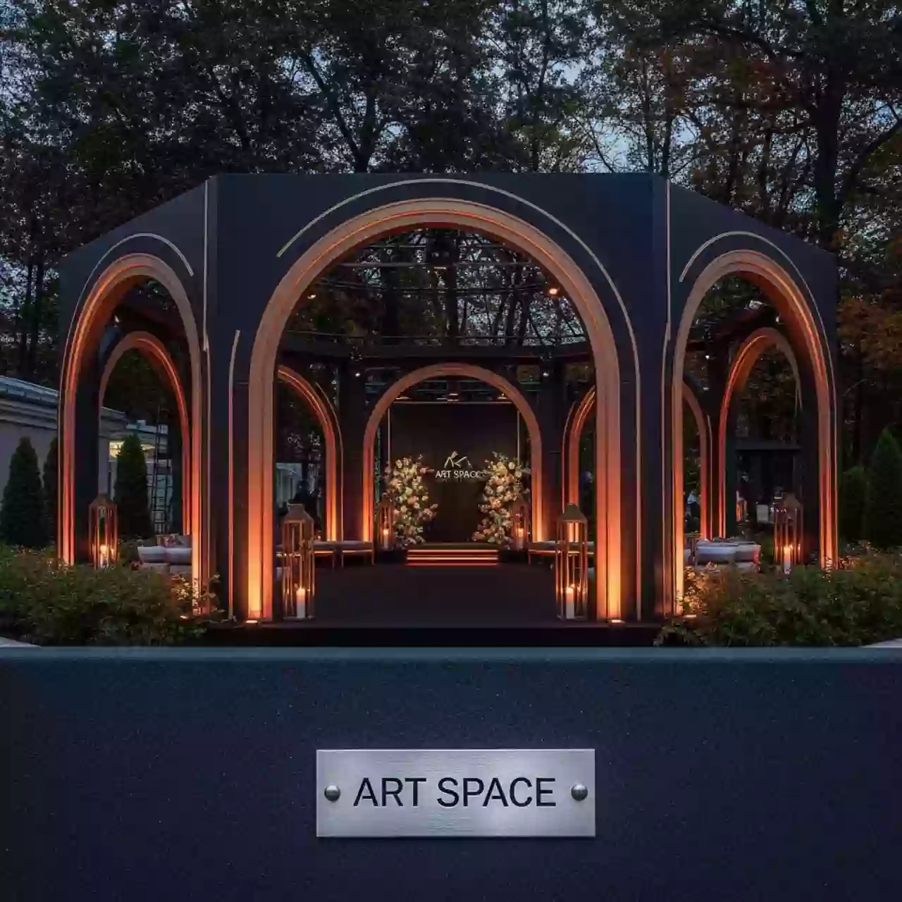 Аренда Крыша двускатная с порталами в санатории «Сочи» — ART SPACE