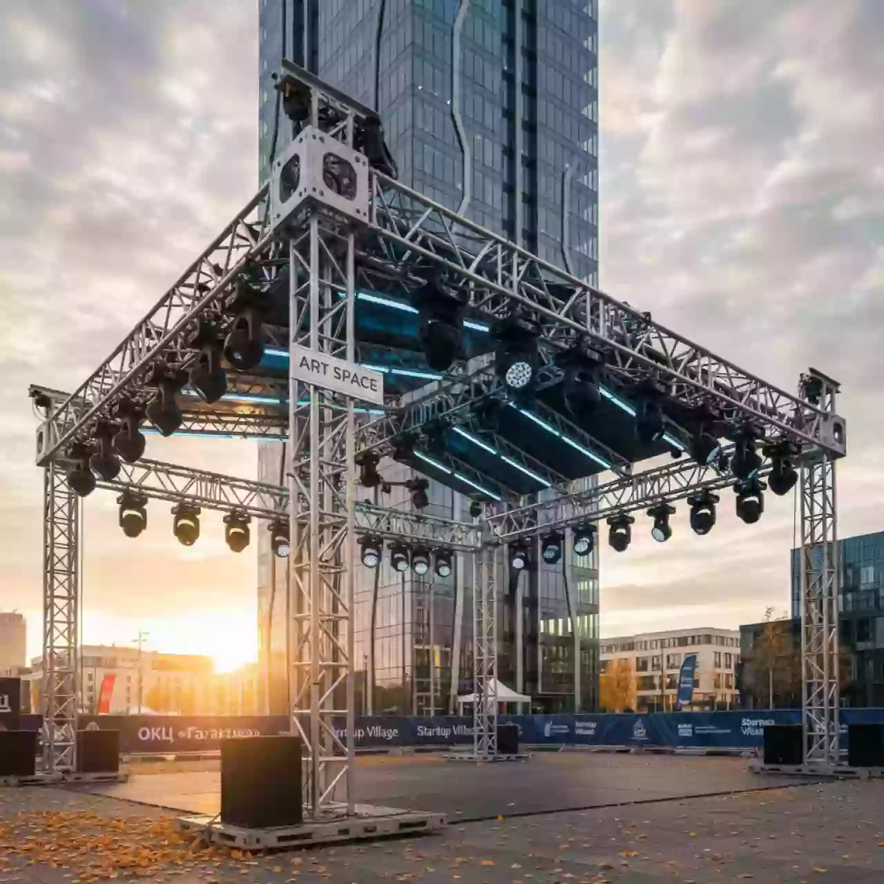 Аренда Крыша временная граунд 12х10 м в ОКЦ «Галактика» — ART SPACE
