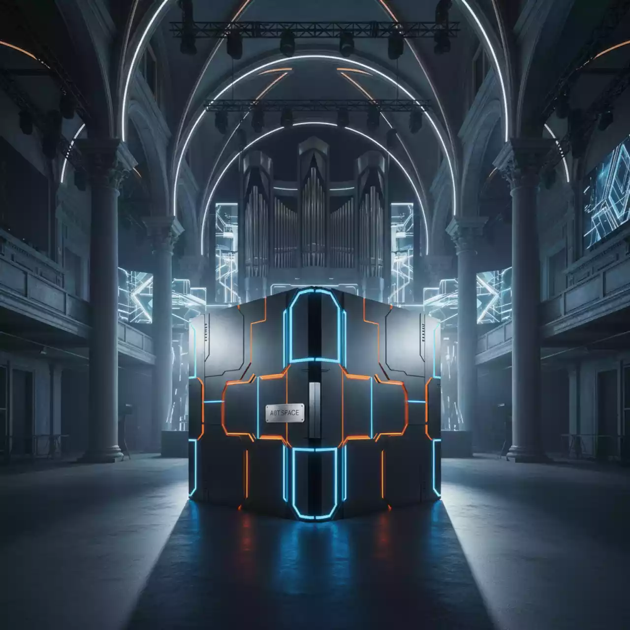 Аренда Куб CUBO 40 в Зале органной и камерной музыки — ART SPACE