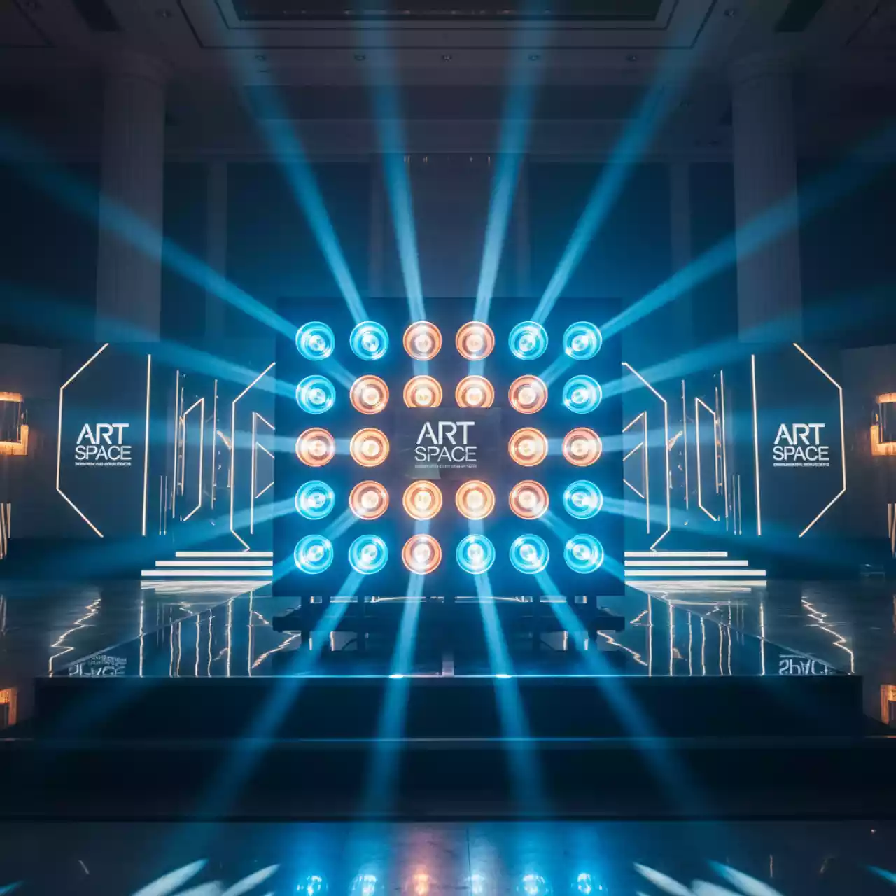 Аренда Куб светодиодный LED Involight Matrix 559 в отеле «Богатырь» — ART SPACE