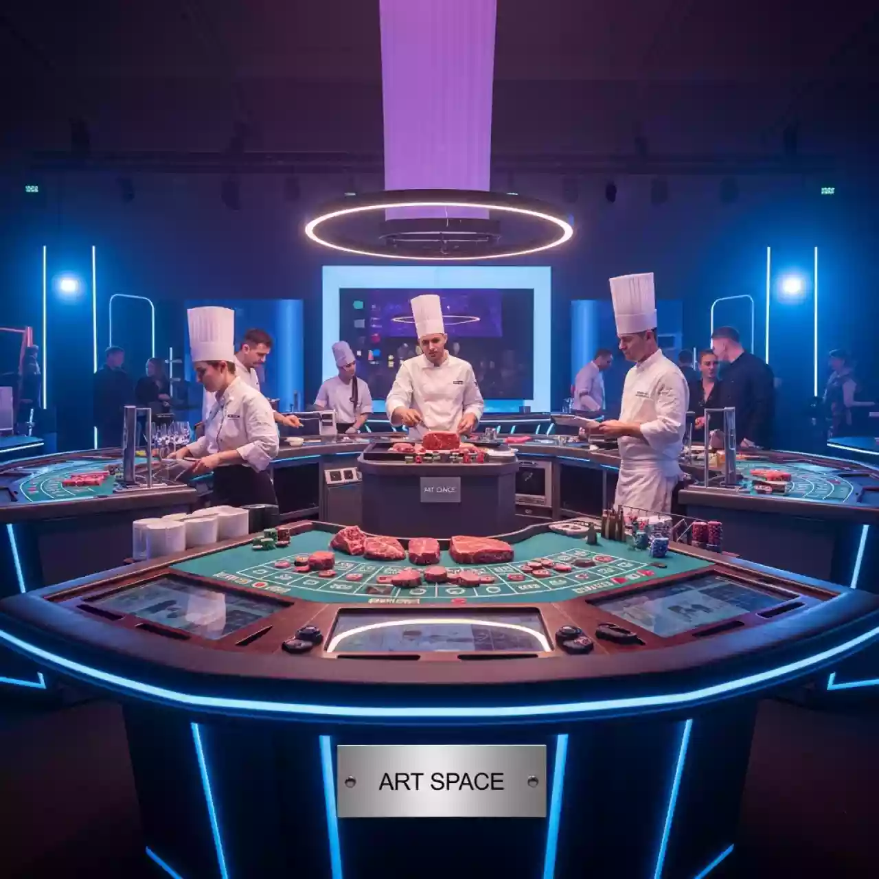 Аренда Кулинарное казино мясное в зале «Чайка» (Морпорт) — ART SPACE