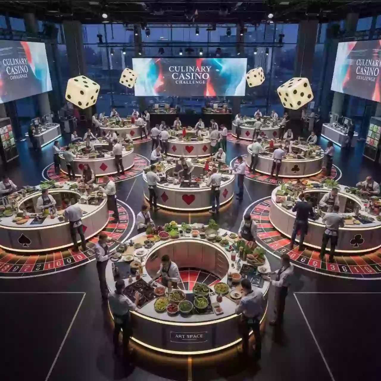 Аренда Кулинарное казино вегетарианское в Red Arena — ART SPACE