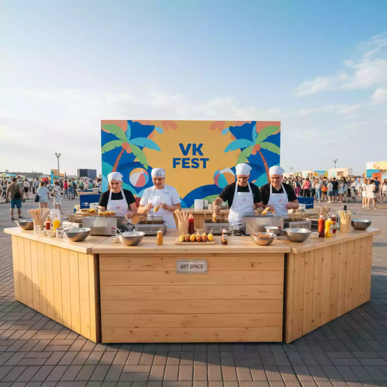 Аренда Кулинарный мастер класс корн дог на Имеретинской набережной — ART SPACE