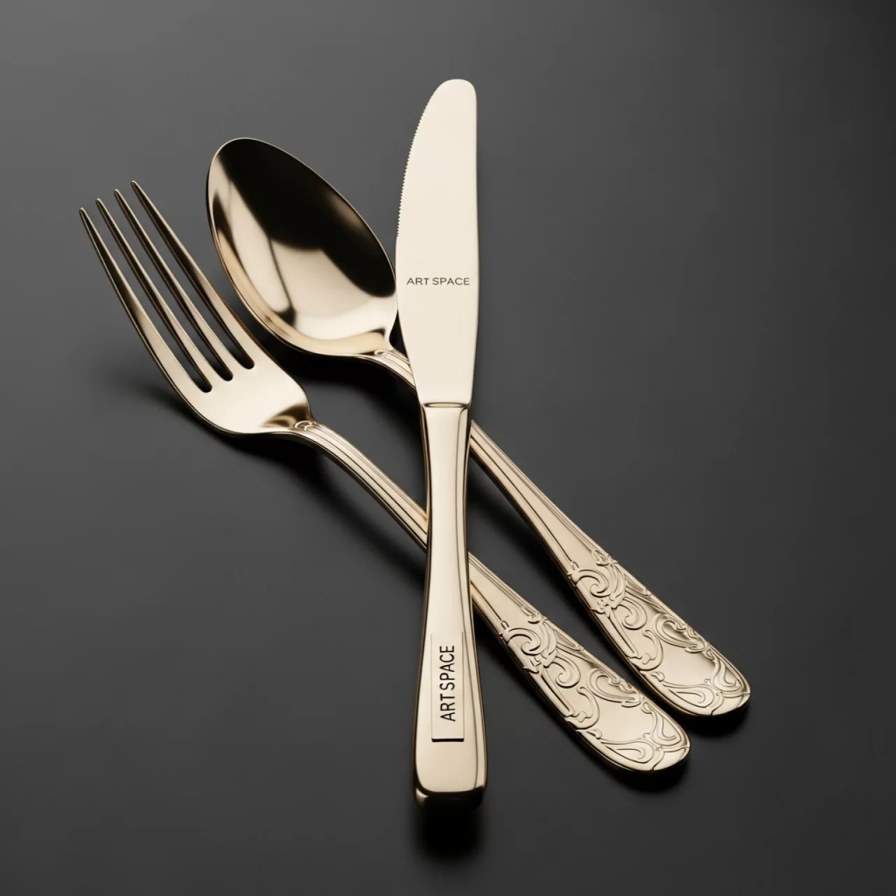 Аренда Куверт журавинка на 3 прибора вензель шампань в Cosmos Sochi Hotel — ART SPACE